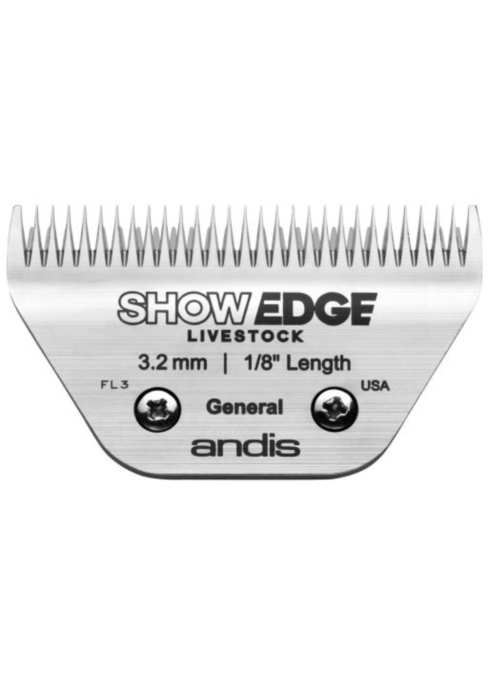 Andis Andis  Blade Show Edge Livestock General Size 3.2mm  1/8"