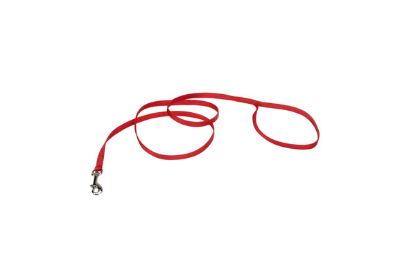 Coastal Single-Ply Nylon Leash Red 6Ft 00306