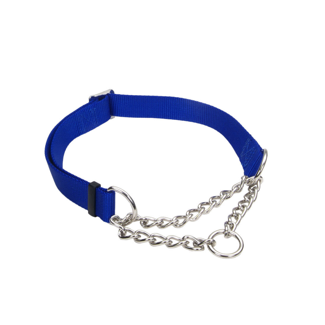 Coastal Check-Choke Adjustable Check Training Dog Collar Blue 14-20" M  06610