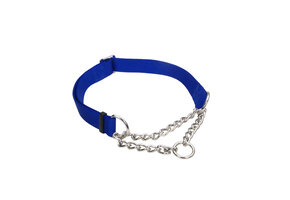 Coastal Check-Choke Adjustable Check Training Dog Collar Blue 17-24" L  06910
