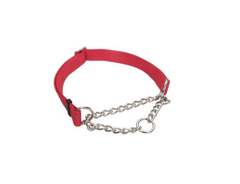 Coastal Check-Choke Adjustable Check Training Dog Collar Red 17-24" L  06910
