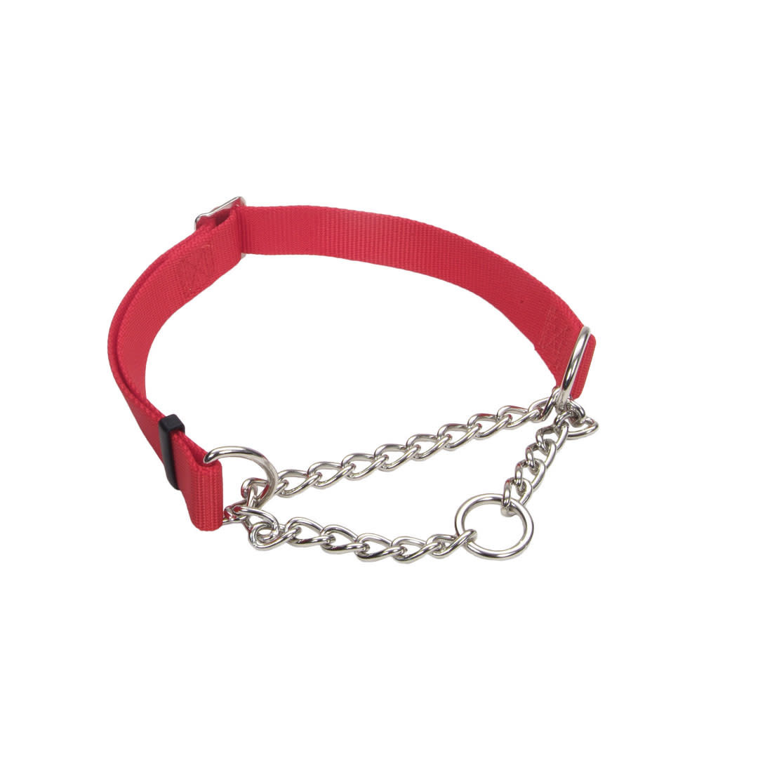 Coastal Check-Choke Adjustable Check Training Dog Collar Red 17-24" L  06910