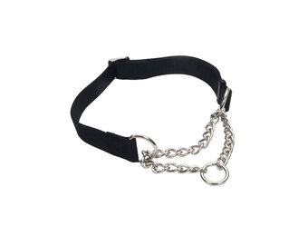 Coastal Check-Choke Adjustable Check Training Dog Collar Black 17-24" L  06910