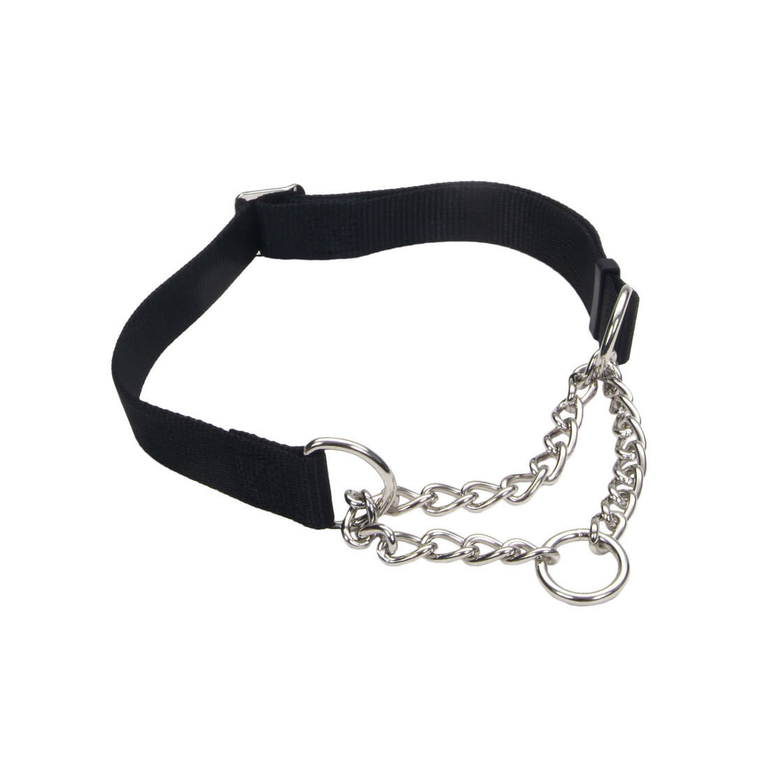 Coastal Check-Choke Adjustable Check Training Dog Collar Black 17-24" L  06910
