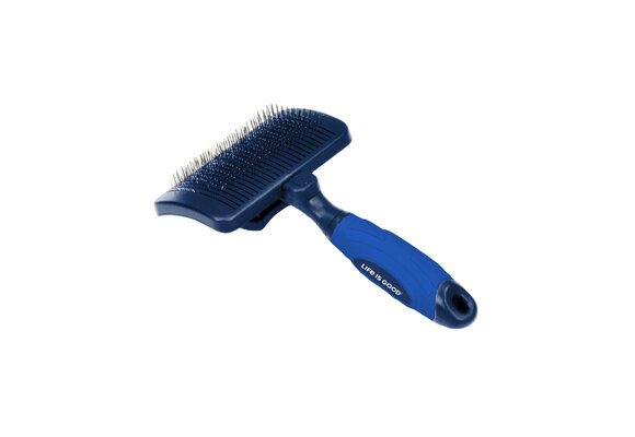Coastal Pet Dog Grooming Brush in Royal Blue  W6135  D