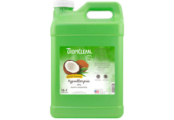 Tropiclean Gentle Coconut Hypoallergenic Puppy Shampoo  2.5 Gallon