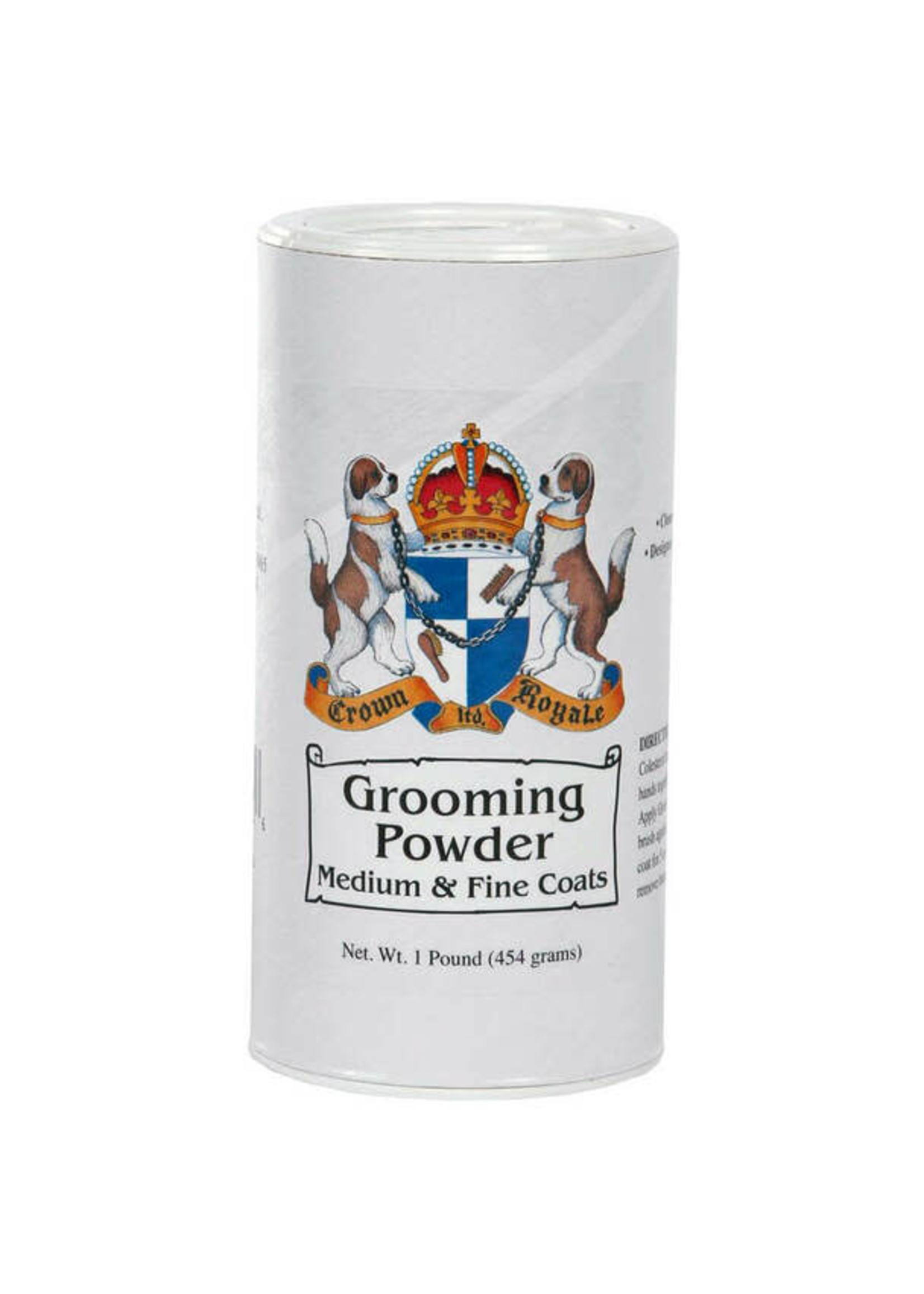 Crown Royale Medium Fine Coat Pet Grooming Powder 1lb