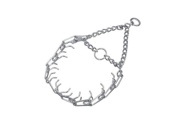 Herm. Sprenger Ultra-Plus Prong Dog Training Collar, Chrome, 3.0 mm x 18" Neck Size; 22" Chain Length 00051
