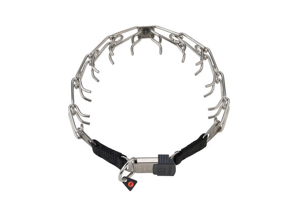 Herm. Sprenger Ultra-Plus Dog Prong Training Collar with ClicLock, Stainless Steel, 2.25 mm x 14"00057