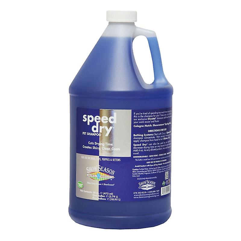 ShowSeason Speed Dry Pet Shampoo 1 Gallon