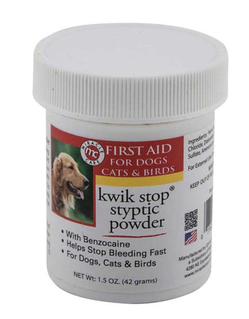 Miracle Corp Products Miracle Care Kwik Stop Styptic Powder 1.5 oz