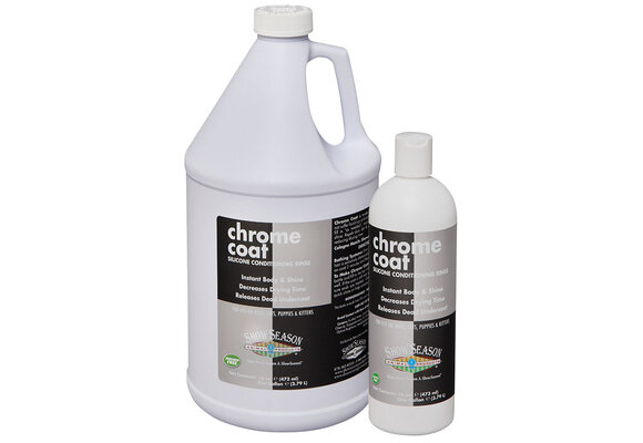 ShowSeason Chrome Coat De-Shed Silicone Conditioning Rinse 1 Gallon