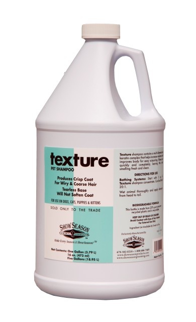 ShowSeason Texture Pet Shampoo 1 Gallon