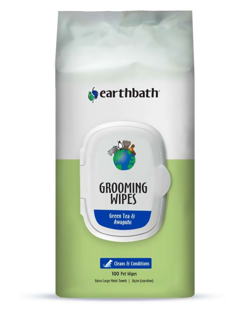 Earthbath Earthbath Grooming Wipes Green Tea & Awapuhi