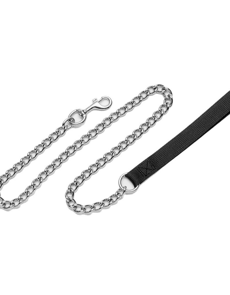 Coastal Pet Coastal Titan Chain Dog Leash with Nylon Handle 6 Ft 4.0 mm Link 05506