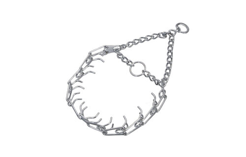 Herm. Sprenger Ultra-Plus Prong Dog Training Collar, Chrome, 3.25mm x 20" Neck Size; 23" Chain Length