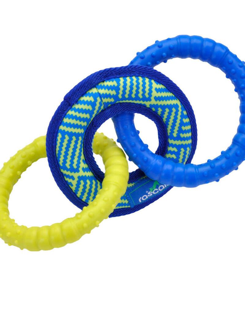 Coastal Pet Coastal Rascals Fetch Toy Squeak 10.5 inch Rings