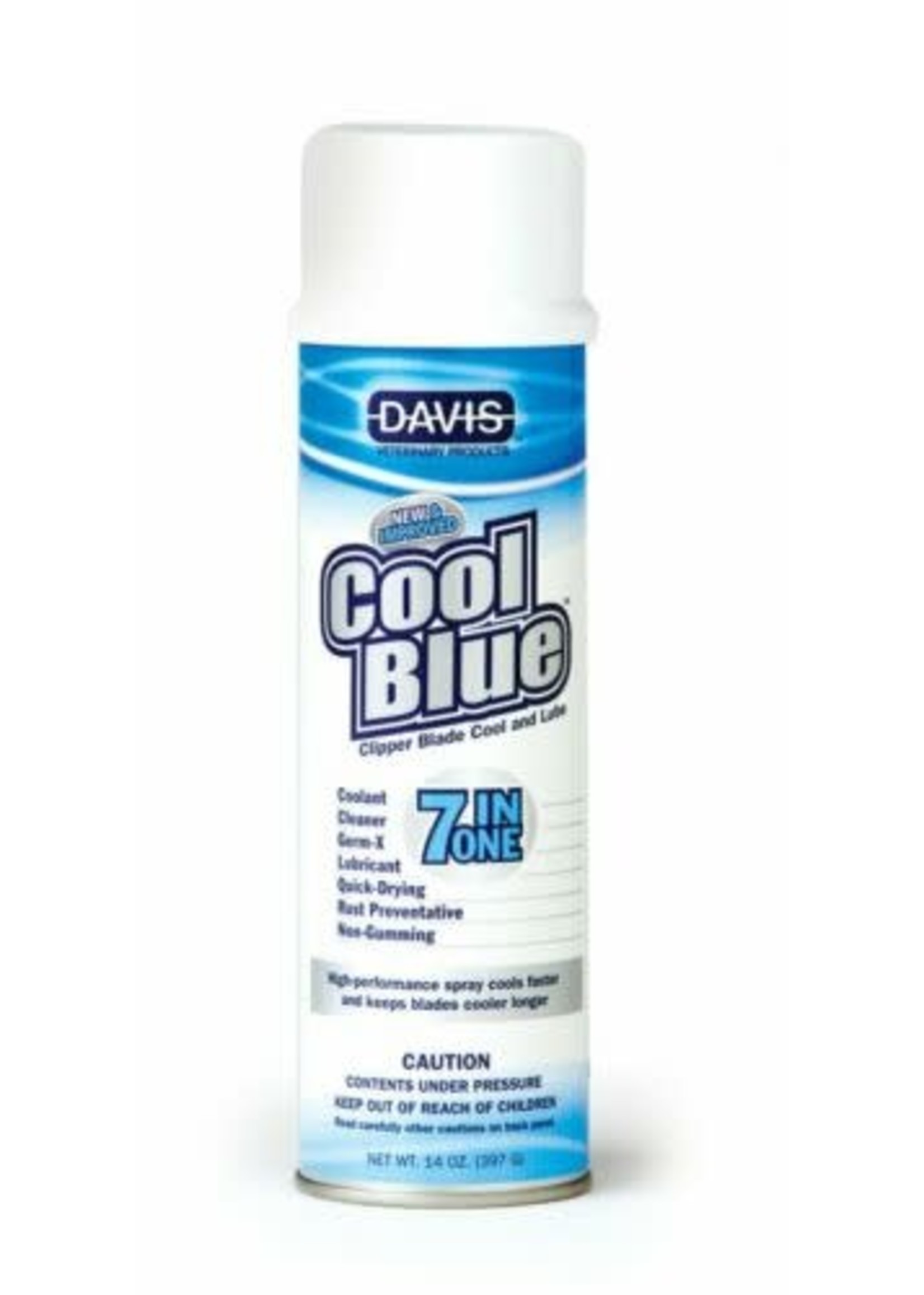 Davis Davis Cool Blue Clipper Blade Cool & Lube 7 in 1 14oz