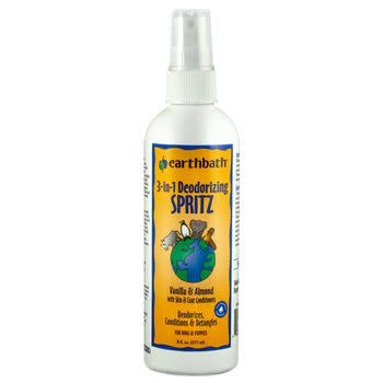 Earthbath 3 in 1 Deodorizing Spritz Vanilla & Almond 8fl oz
