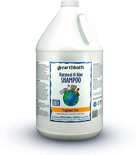 Earthbath Oatmeal & Aloe Shampoo Fragrance free 1 Gallon