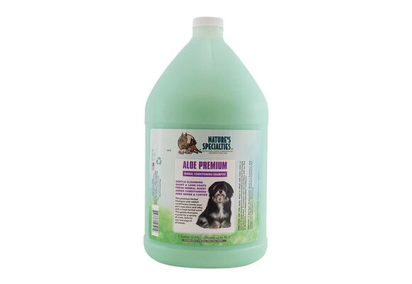 Nature's Specialties Aloe Premium Herbal Dog Conditioning Shampoo 1 Gallon