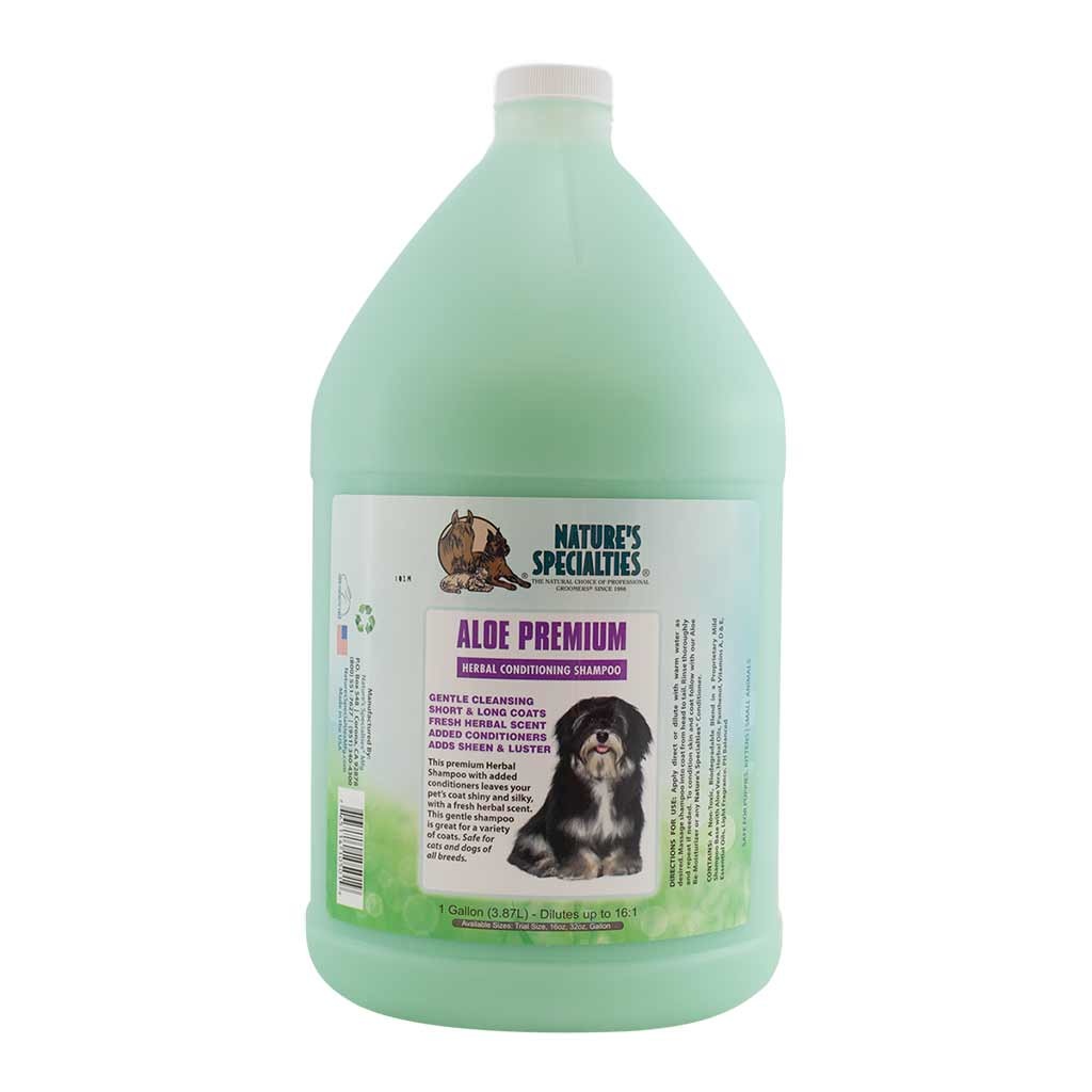 Nature's Specialties Aloe Premium Herbal Dog Conditioning Shampoo 1 Gallon