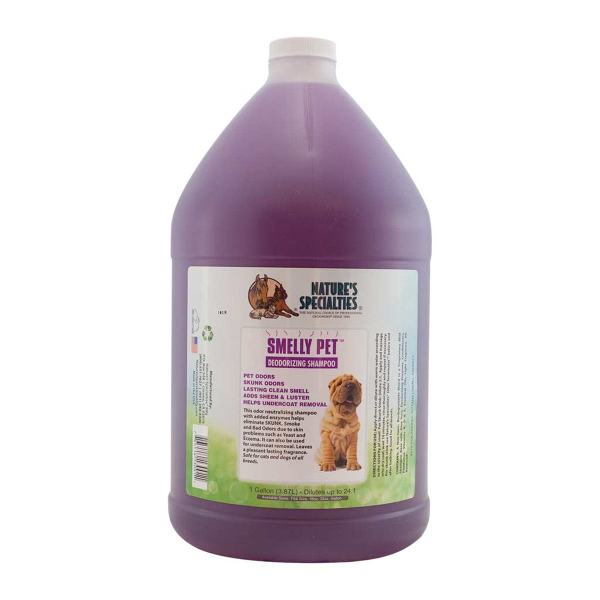 Nature's Specialties Smelly Pet Deodorizing Shampoo 1 Gallon
