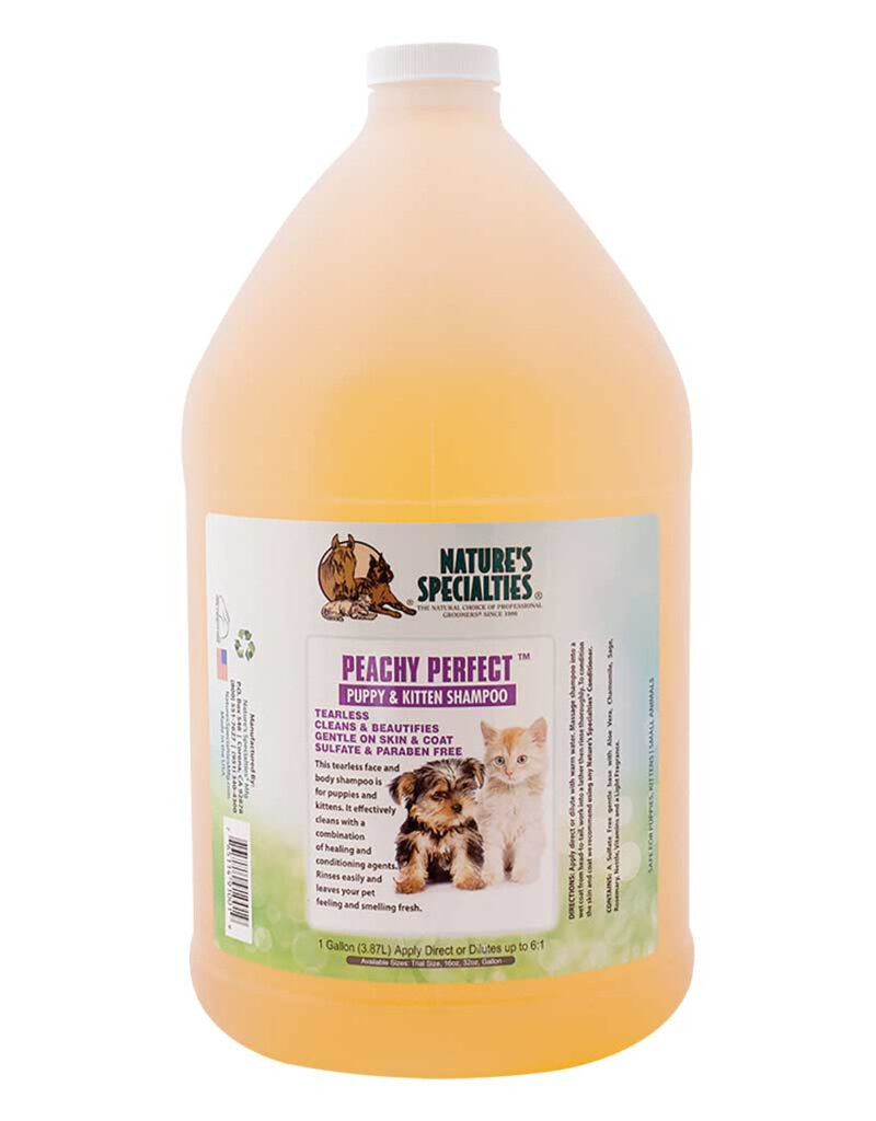 Nature's Specialties Nature's Specialties Peachy Perfect Kitten & Puppy Shampoo 1 Gallon