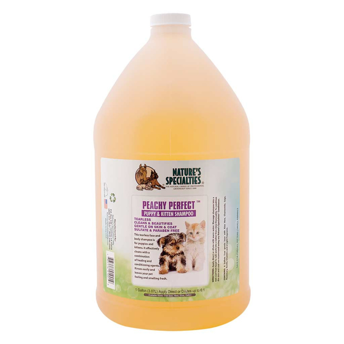 Nature's Specialties Peachy Perfect Kitten & Puppy Shampoo 1 Gallon