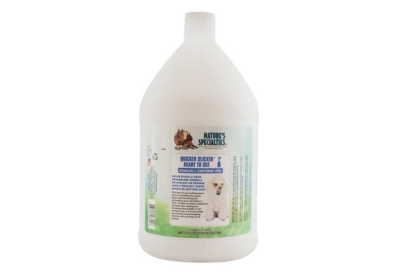 Nature's Specialties Quicker Slicker Ready To Use Dog Conditioning Spray Gallon