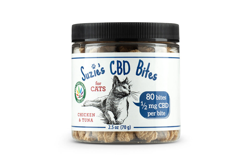 Suzie's Bites for Cats Chicken & Tuna Flavor 2.5 oz