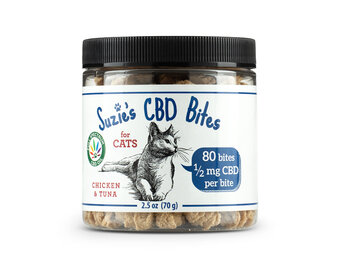Suzie's Bites for Cats Chicken & Tuna Flavor 2.5 oz