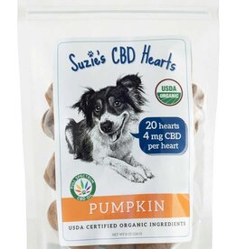 Suzies Suzie's Heart Shaped Treats Pumpkin 8OZ #1005