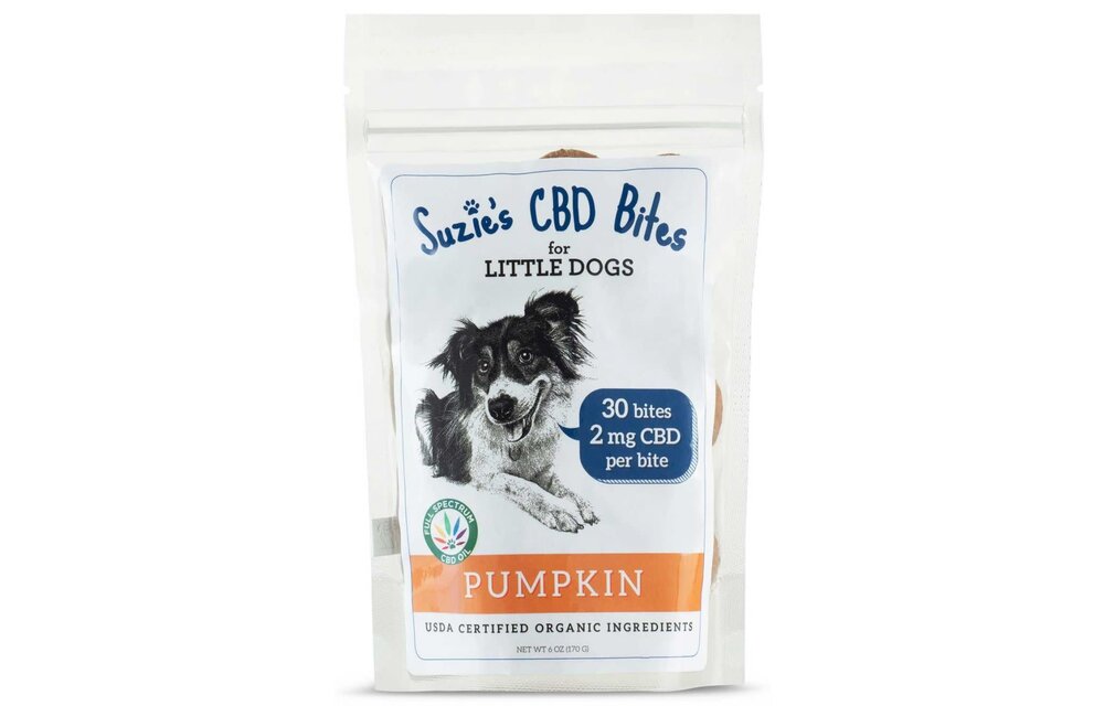 Suzie's Bites For Small Dogs Pumpkin Flavor, 6oz #1014