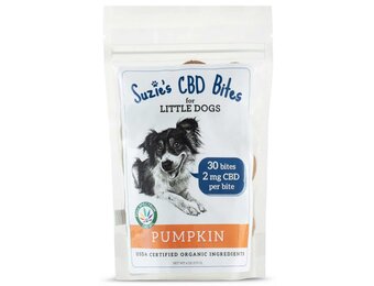 Suzie's Bites For Small Dogs Pumpkin Flavor, 6oz #1014
