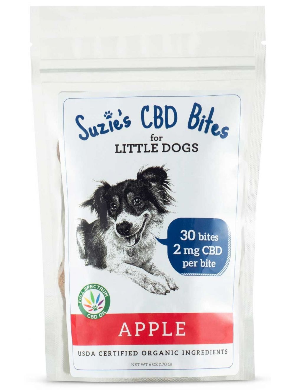 Suzie's Bites For small Dogs Apple Flavor 6oz #1015