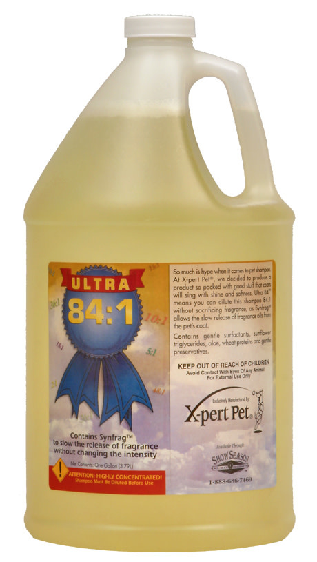 ShowSeason Ultra 84:1 Pet Shampoo Concentrate 1 Gallon