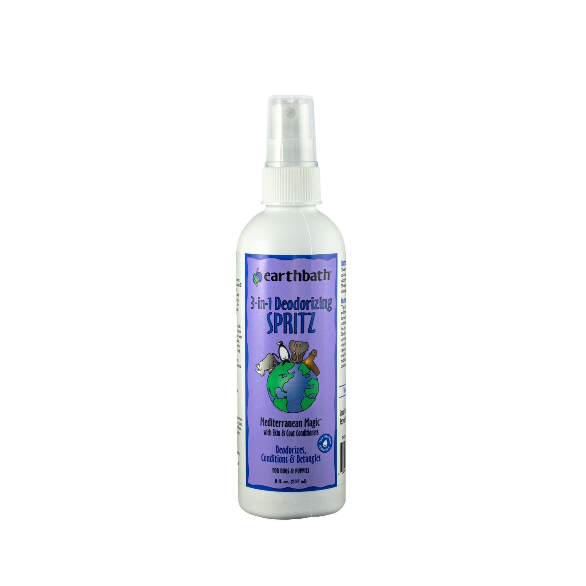 Earthbath 3 in 1 Deodorizing Spritz Mediterranean Magic Spritz 8fl oz