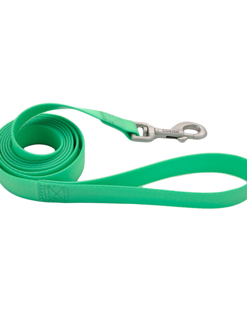 Coastal Pet Coastal Pro Waterproof Leash Lime 3/4" X 06