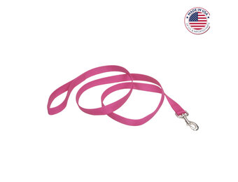 Coastal Single-Ply Nylon Leash Pink  6Ft 00306