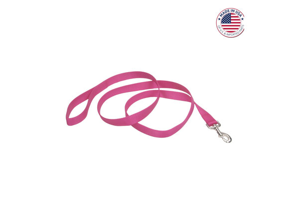 Coastal Single-Ply Nylon Leash Pink  6Ft 00306