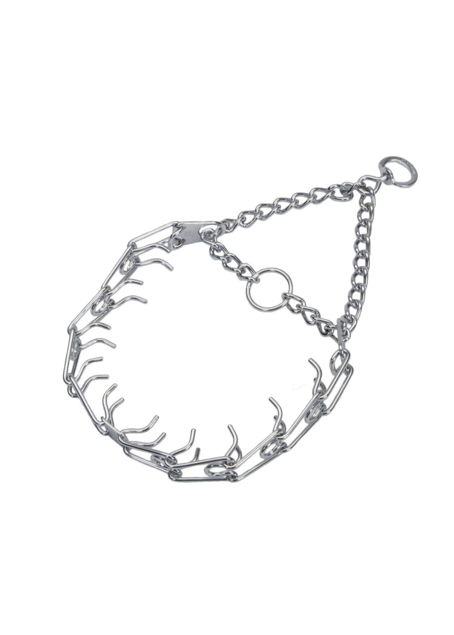 Herm Sprenger Ultra-Plus Prong Dog Training Collar - 3.2mm, 18" Neck, 22" Chain, Chrome