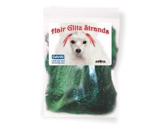 Davis Hair Glitz Strands Green