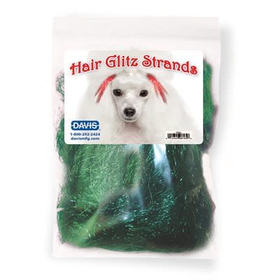 Davis Hair Glitz Strands Green