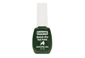 Davis Quick-Dry Nail Polish Dark Green .5fl oz