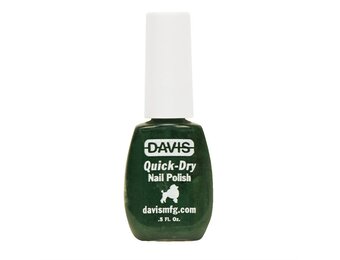 Davis Quick-Dry Nail Polish Dark Green .5fl oz