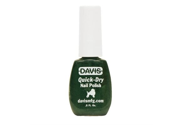 Davis Quick-Dry Nail Polish Dark Green .5fl oz