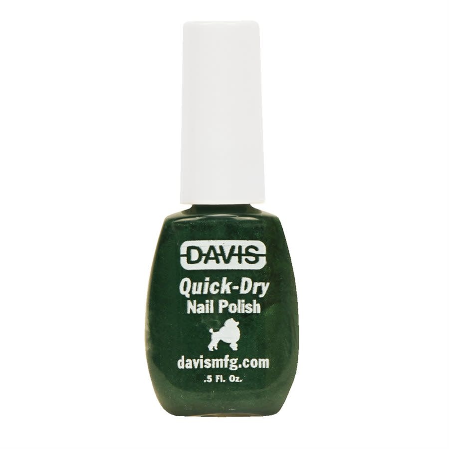 Davis Quick-Dry Nail Polish Dark Green .5fl oz