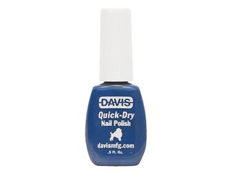 Davis Quick-Dry Nail Polish Deep sky Blue .5fl oz