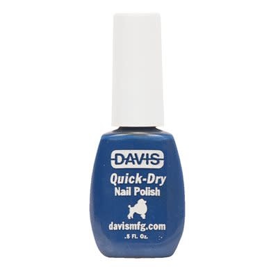 Davis Quick-Dry Nail Polish Deep sky Blue .5fl oz